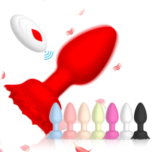 mdlsgkmdsf-1000x1000 Анальна пробка Rose Plug Style з пультом